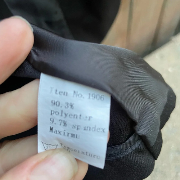 Benino Women’s Casual Black Blazer Jacket 3/4 Sleeve Size Large - Picture 10 of 11